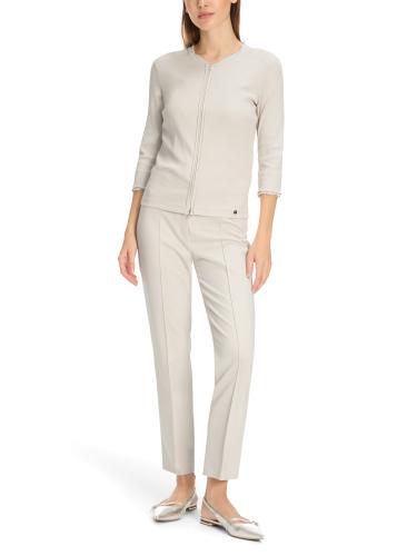 Uni Jacke in Cotton-Ripp 36 - Smoke