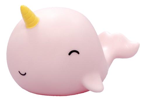 Nachtlicht lumilu Sea Life, narwhal rosa