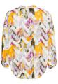 Bluse mit Allover-Print S Relaxed Fit - Aop
