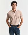 Sunfaded Piqué Poloshirt M - Dry Sand