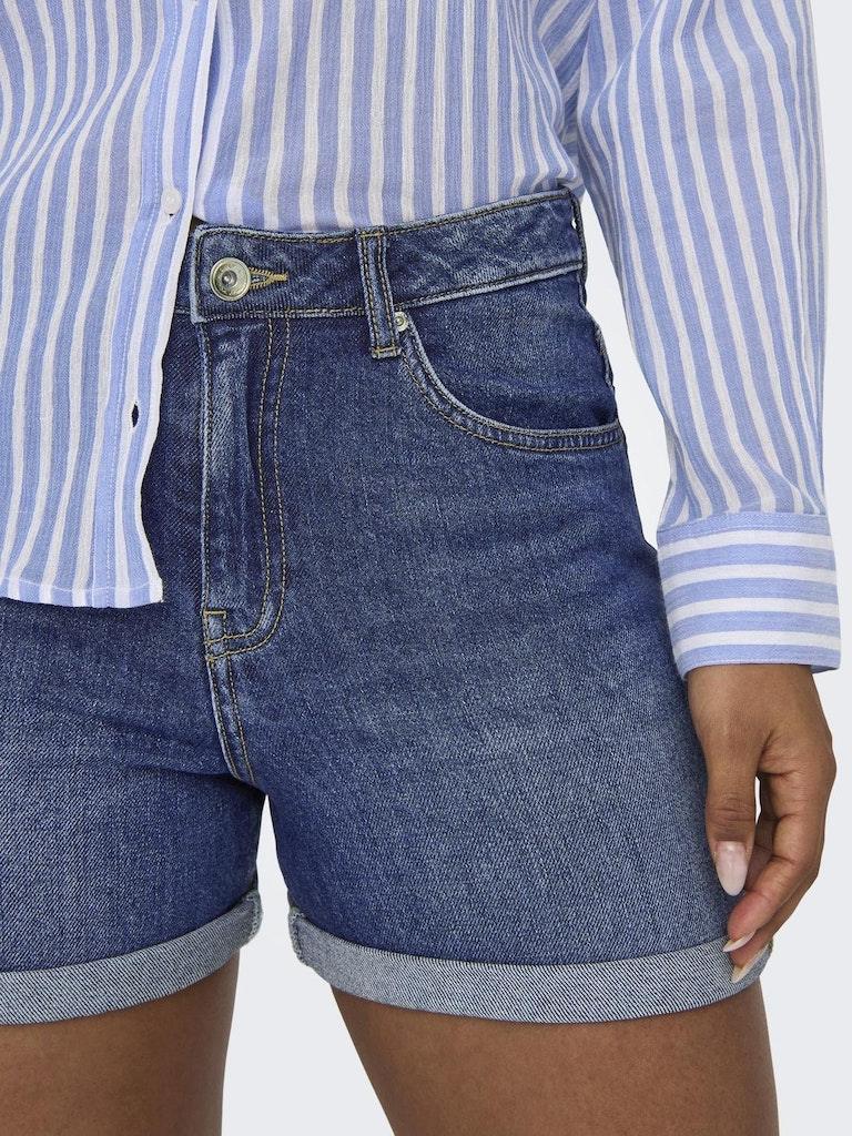 ONLJOSEPHINE STRETCH SHORTS DNM AZG NOOS XS Normal geschnitten - Medium Blue Denim