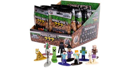 Sammelfigur Minecraft Nanofigs Blind Pack, 24-fach sort.