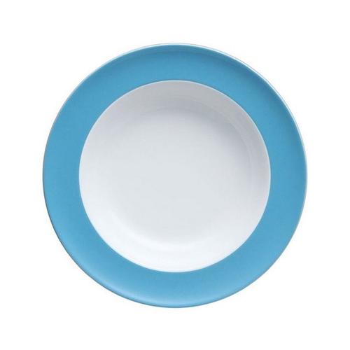 Thomas Porzellan Suppenteller »Sunny Day Waterblue Suppenteller 23 cm«, (1 Stück)