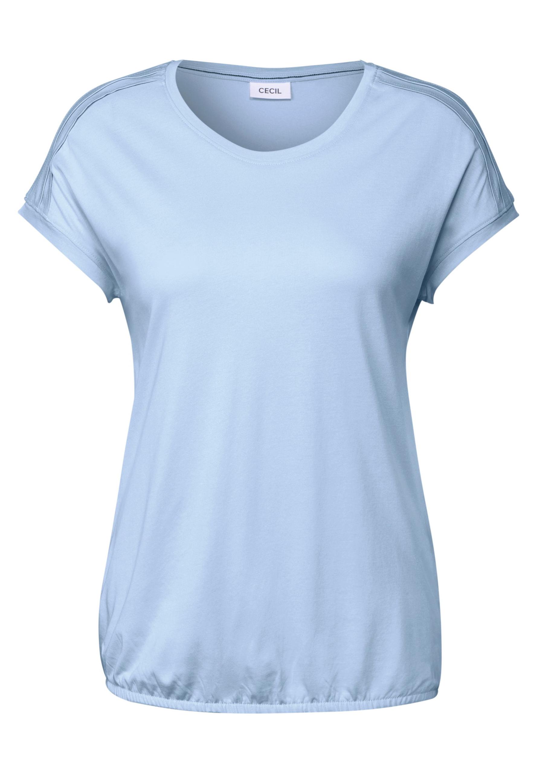 Shirt in Unifarbe L - Pastel Blue