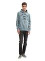 Hoodie Sweatshirt mit Logo-Print XXL Regular Fit - Grey Mint