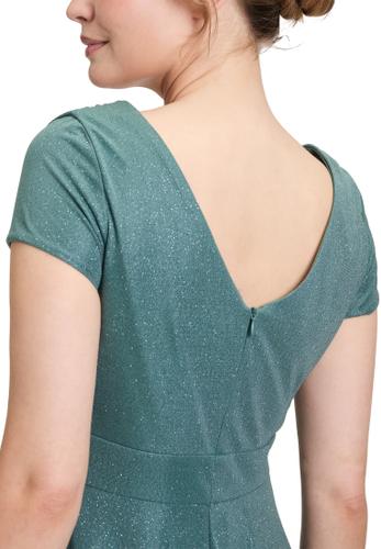 Cocktailkleid 44 Ausgestellt - Green/grey