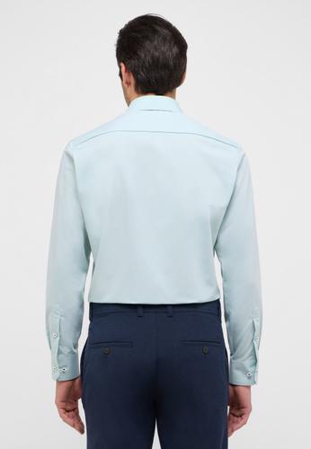 Hemd Chambray Langarm 40/Langarm - 65cm MODERN FIT - Grün