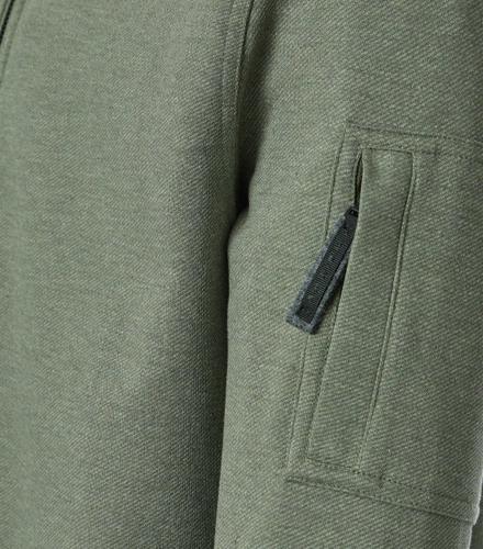 Sweatjacke M Basic Circular Knit - Grün