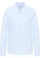 Bluse Jacquard Langarm Blau 42/Langarm