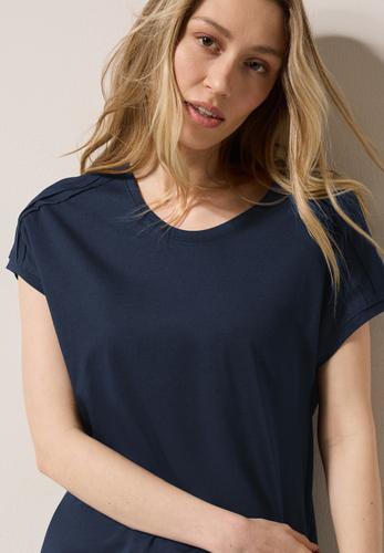 Shirt in Unifarbe S - Universal Blue