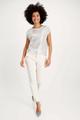 T-Shirt mit Pailletten 38 - Seashell