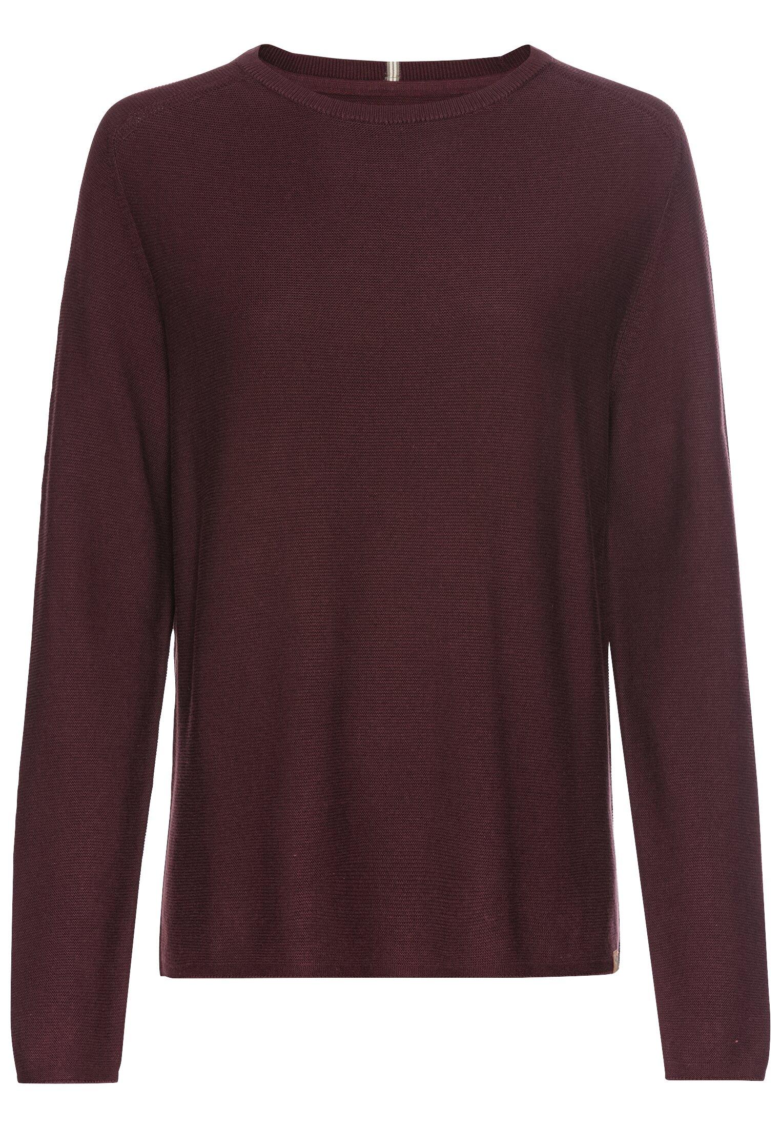 Rundhals Sweatshirt aus reiner Baumwolle XL Regular Fit - Plum