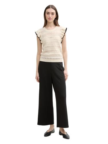 Pullunder mit Volants XL Regular Fit - Off White