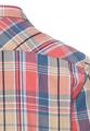 Karohemd aus Leinenmix M Regular Fit - Faded Red