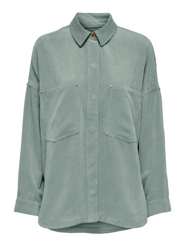 ONLJANINE-RAI OVS CORD SHACKET PNT 2 M Locker geschnitten - Jadeite