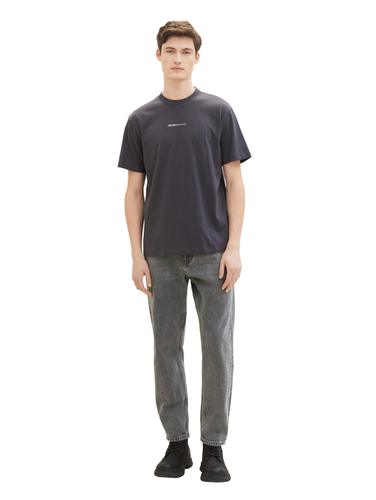 T-Shirt mit Bio-Baumwolle M Relaxed Fit - Coal Grey