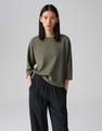 Sweatshirt "Salane" - Oliv / 40