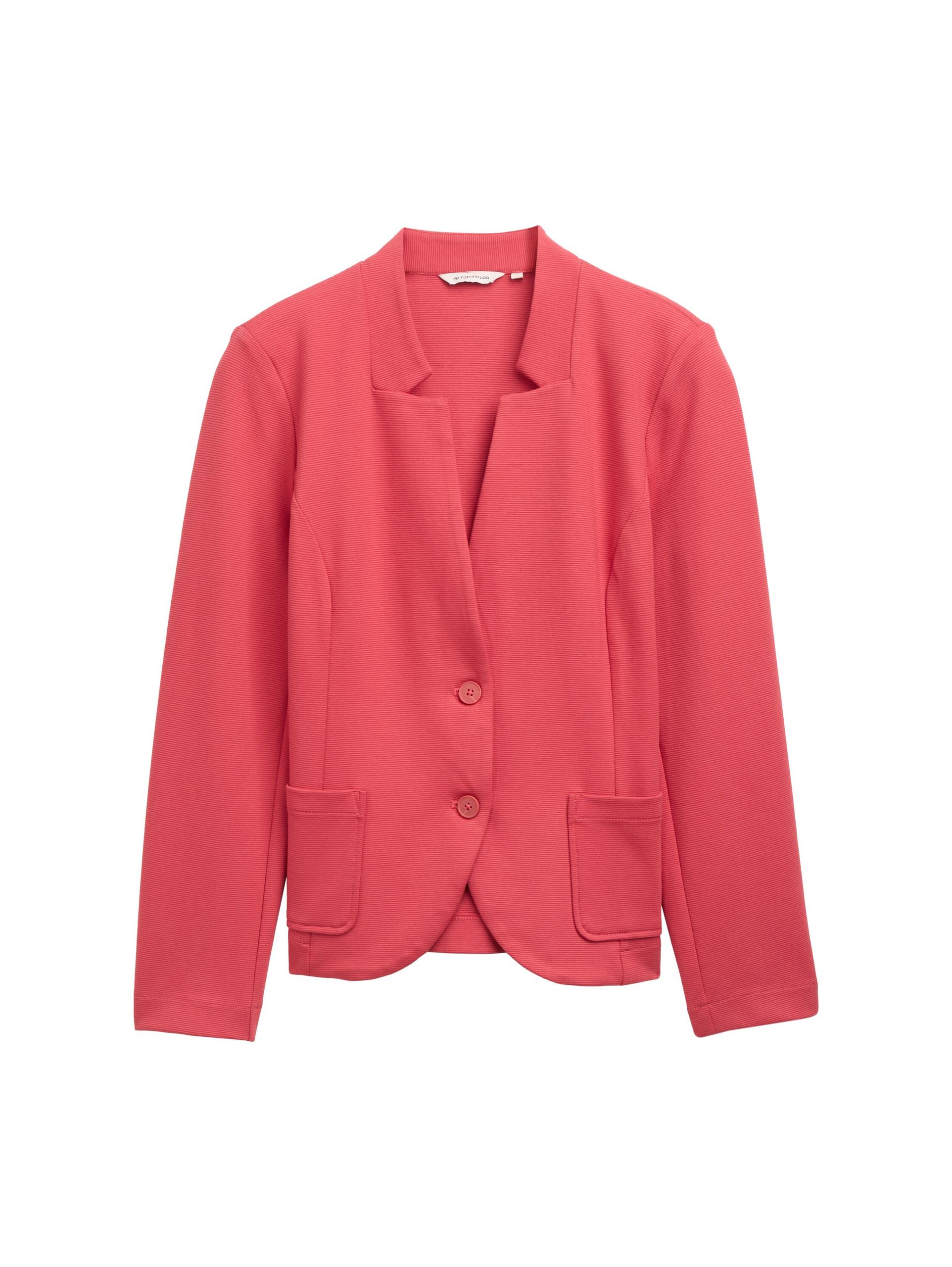 Plus Size - Fitted Blazer 48 Slim Fit - Berry Red