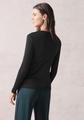 Shirt mit Rundhals - Schwarz / XL