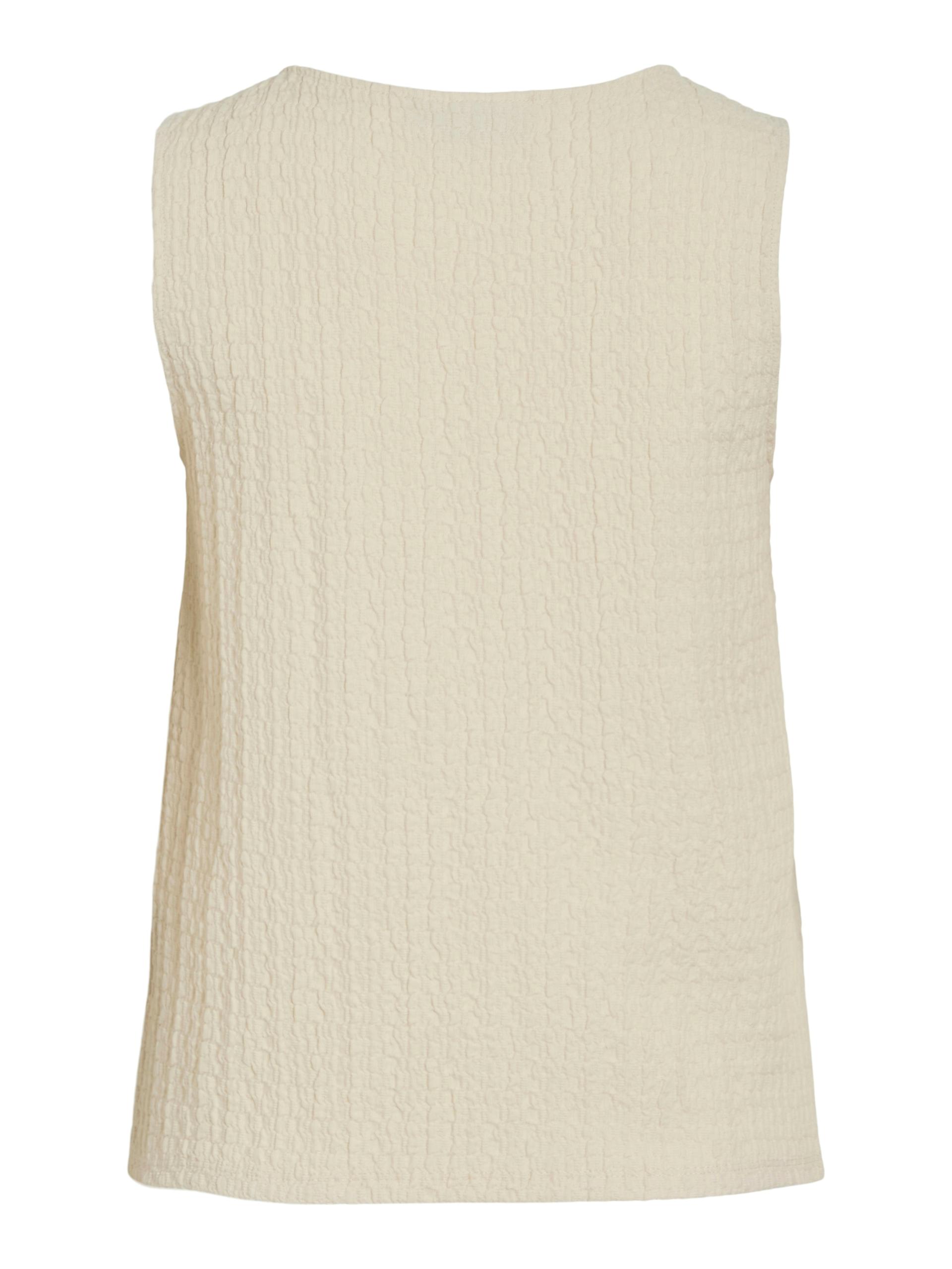 VIROMIRA O-NECK S/L TOP L Normal geschnitten - Birch