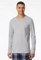 Langarmshirt Rundhals Grau 56