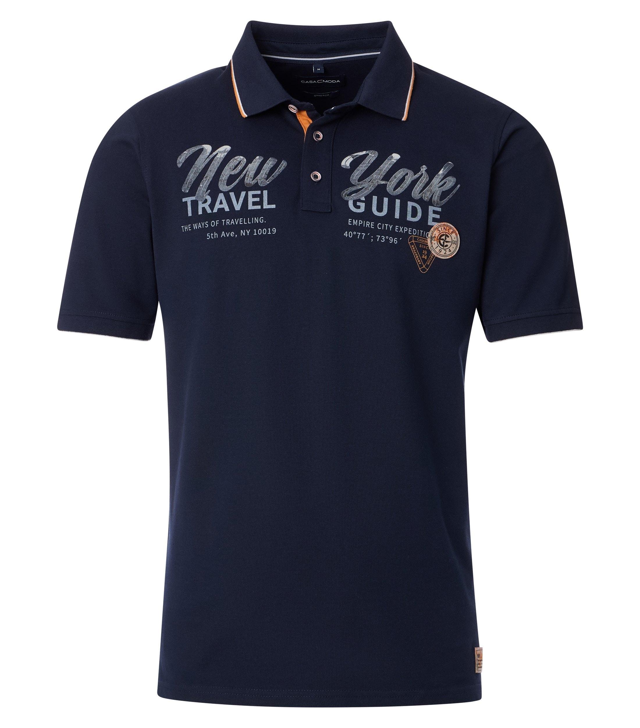 Polo-Shirt 3XL Basic Circular Knit - Blau
