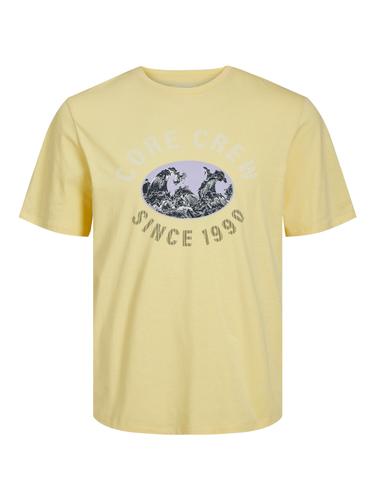 JCOBOOSTER TEE SS CREW NECK MAY 23 XXL Normal geschnitten - Pale Banana