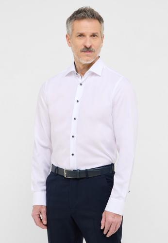 Original Shirt Popeline Langarm Weiß 43/Langarm - 67cm