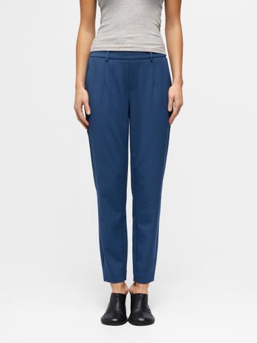 OBJLISA SLIM PANT NOOS 44 Gerade geschnitten - Dark Denim