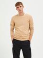 SLHROME LS KNIT CREW NECK NOOS L Normal geschnitten - Lattè