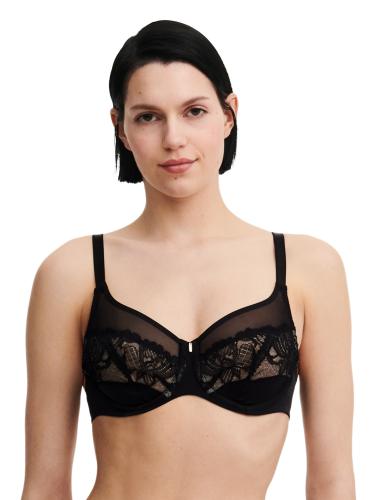 Orangerie Dream Sehr bedeckender Bügel-BH 75 C - Schwarz