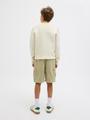 JPSTKARL JJAVERY CARGO SHORTS JNR 140 Locker geschnitten - Crockery