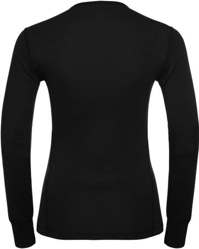 ODLO Damen Langarm Shirt BL TOP crew neck l/s ACTIVE WARM ECO S in Schwarz