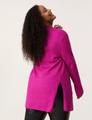 Kuscheliger Long-Cardigan 46 Figurumspielend | Leger - Bright Amazing Pink