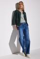 Silk-Look Jacke Grün 36