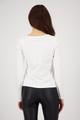 Langarmshirt mit Leopardenmuster 36 - Off-white