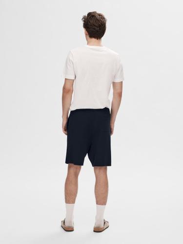 SLHTELLER KNIT SHORTS Blau S