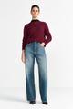 Strickpullover - Bordeaux / L