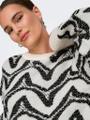 ONLJANE LS JQ O-NECK BF KNT Weiß L