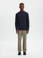 SLHRYAN STRUCTURE CREW NECK L Normal geschnitten - Sky Captain