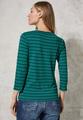 Gestreiftes Shirt XL - Petrol Green