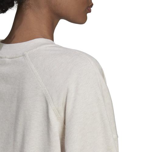 ADIDAS Damen Sweatshirt W SL Su Crew L in Weiß