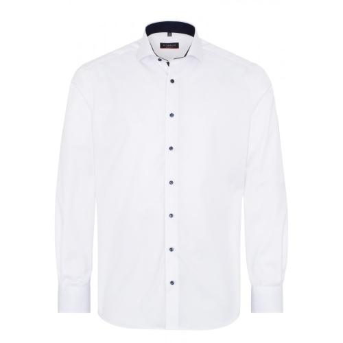 Cover Shirt Twill Langarm 41/Langarm - 65cm MODERN FIT - Weiß