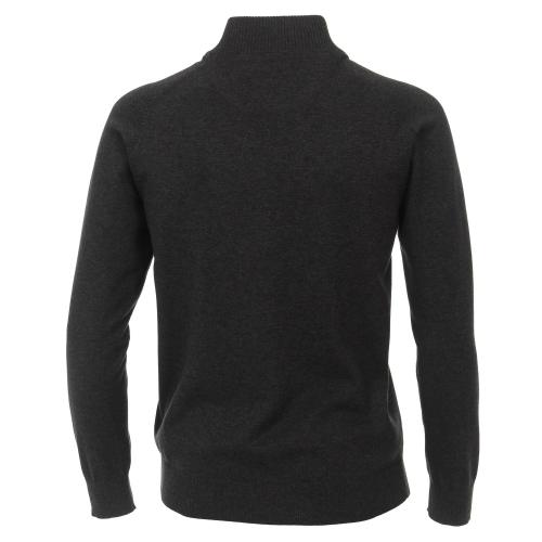 Strickjacke uni 004450 XXL Basic Knitwear - Anthrazit