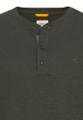 Kurzarm Henleyshirt aus reiner Baumwolle Grün XL