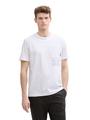 T-Shirt mit Brusttasche XXL Regular Fit - White