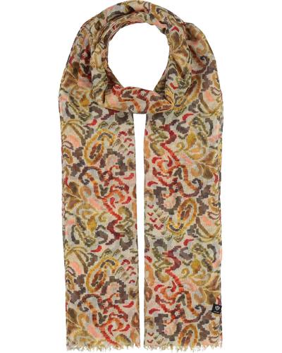 Schal Sustainability Edition - Schal mit abstrahiertem Paisley-Muster OS - Khaki