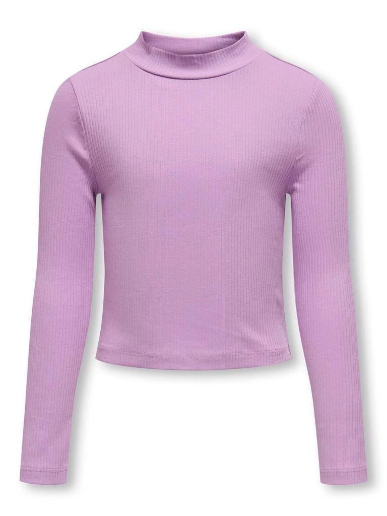 KOGBELFAST LIFE SHT LS HIGHNECK TOP JRS Violett 146/152