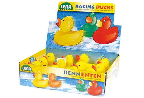 Badetiere Racing Ducks 6cm