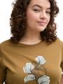 Plus Size - T-Shirt mit Print 48 Regular Fit - Nutria Olive